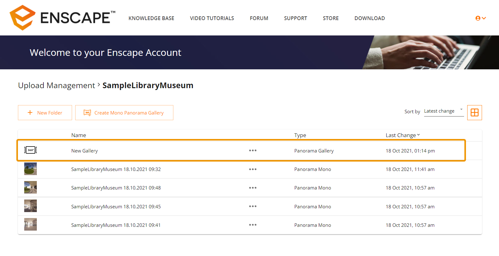 The Gallery is now available in your Enscape Account